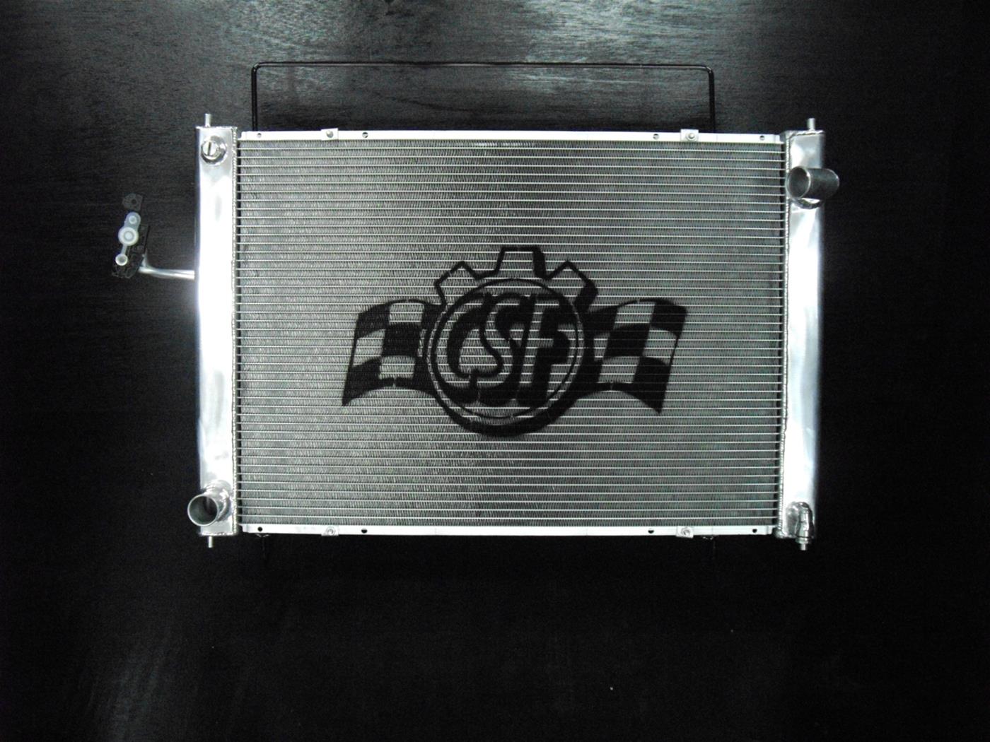 CSF Racing Radiators 7011 Radiator, Racing, Aluminum, Polished, Nissan, Infinity, G37, 370Z, Automatic Transmission, Each thumbnail 4