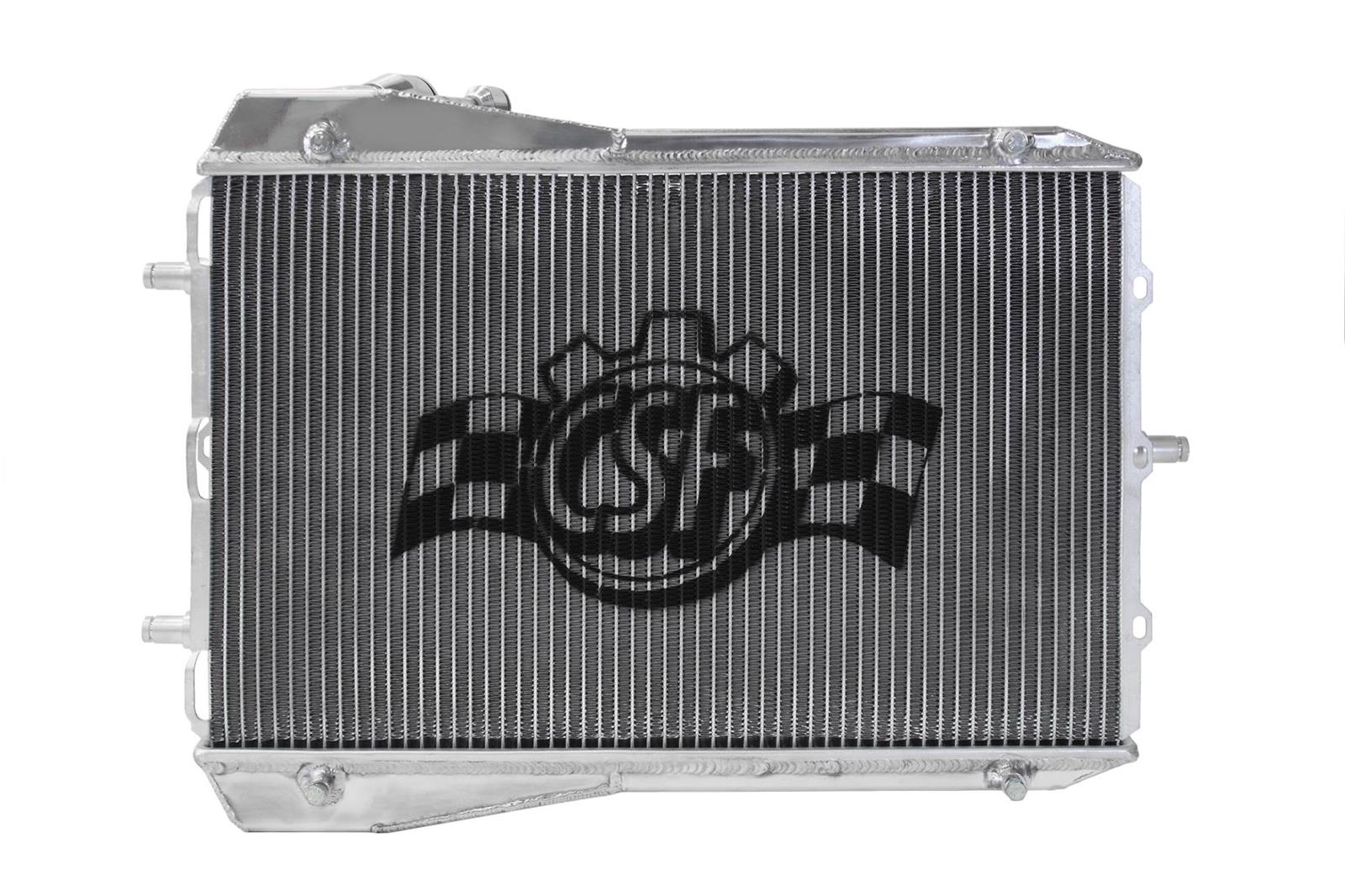CSF Racing Radiators for 1997-2013 911 - 7056 Radiator, Racing, Aluminum, Polished, Porsche, 911, Turbo, 997, Left Side, Each