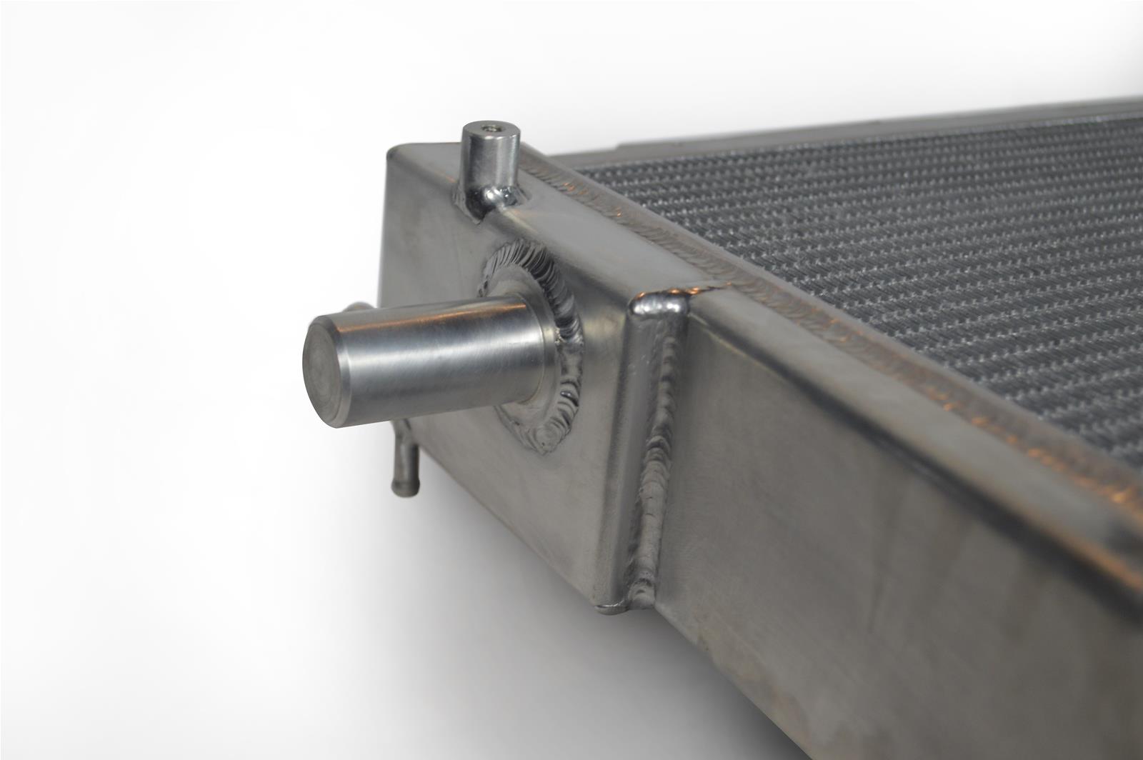 CSF Racing Radiators 7062 Radiator, Racing, Aluminum, Polished, Ford, Super Duty, 6.4L, Powerstroke, Each thumbnail 3