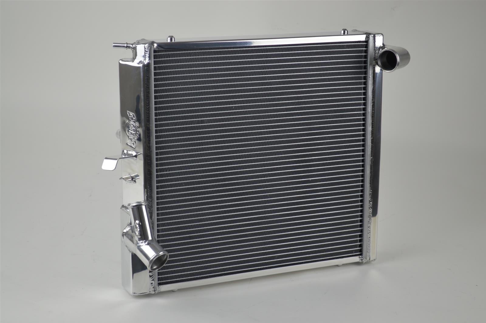 CSF Racing Radiators for 2011-2019 911 - 7070 Radiator, Racing, Aluminum, Polished, Porsche, 911, Turbo, GT3, Boxster, 991, 981, Right Side, Each