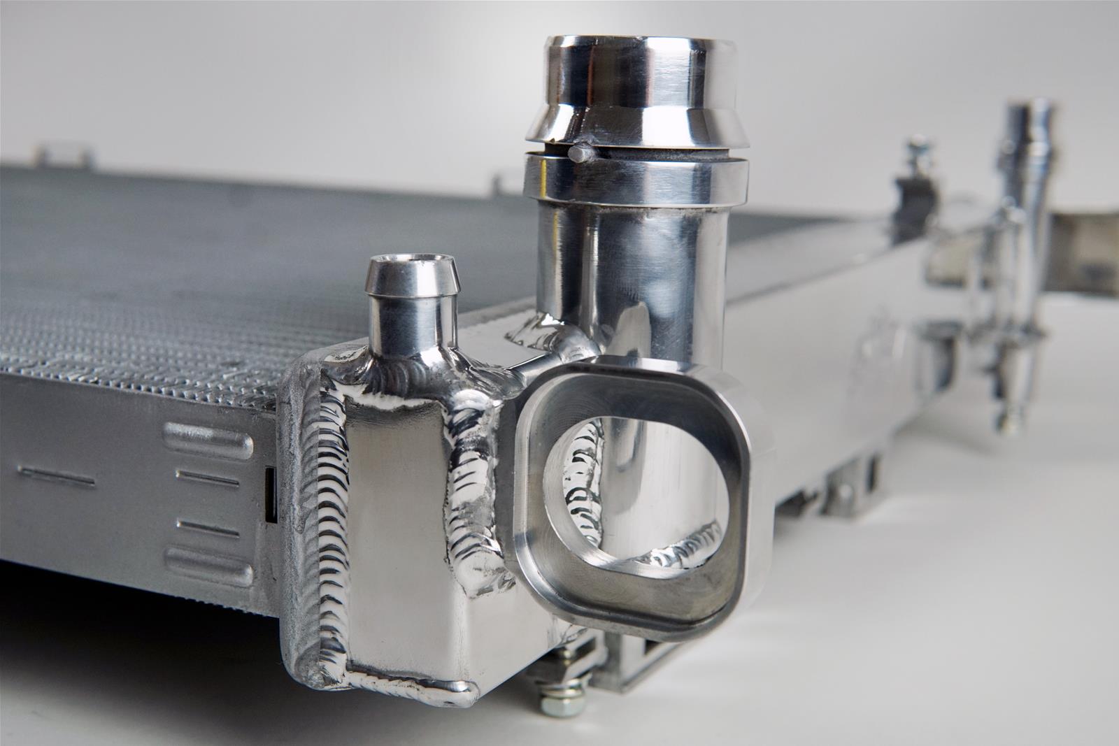 CSF Racing Radiators 7091 Radiator, High-Performance, Aluminum, Polished, Audi, Porsche, Each thumbnail 3