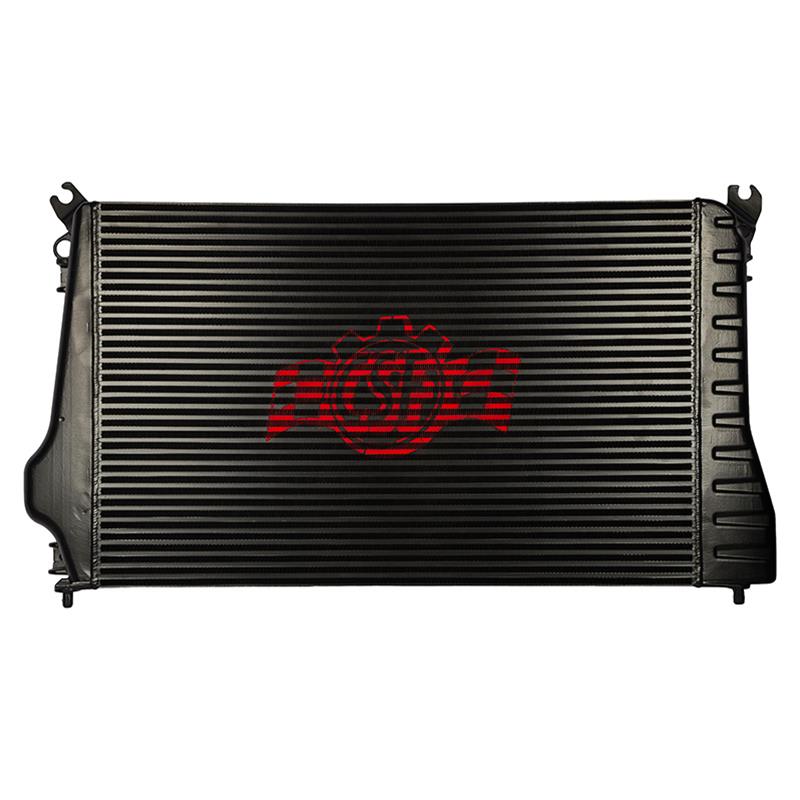 CSF Turbo Diesel Charge-Air Coolers 7101 Intercooler, Charge Cooler, Aluminum, Black Powdercoated, Chevy, GMC, 6.6L, Duramax, Each
