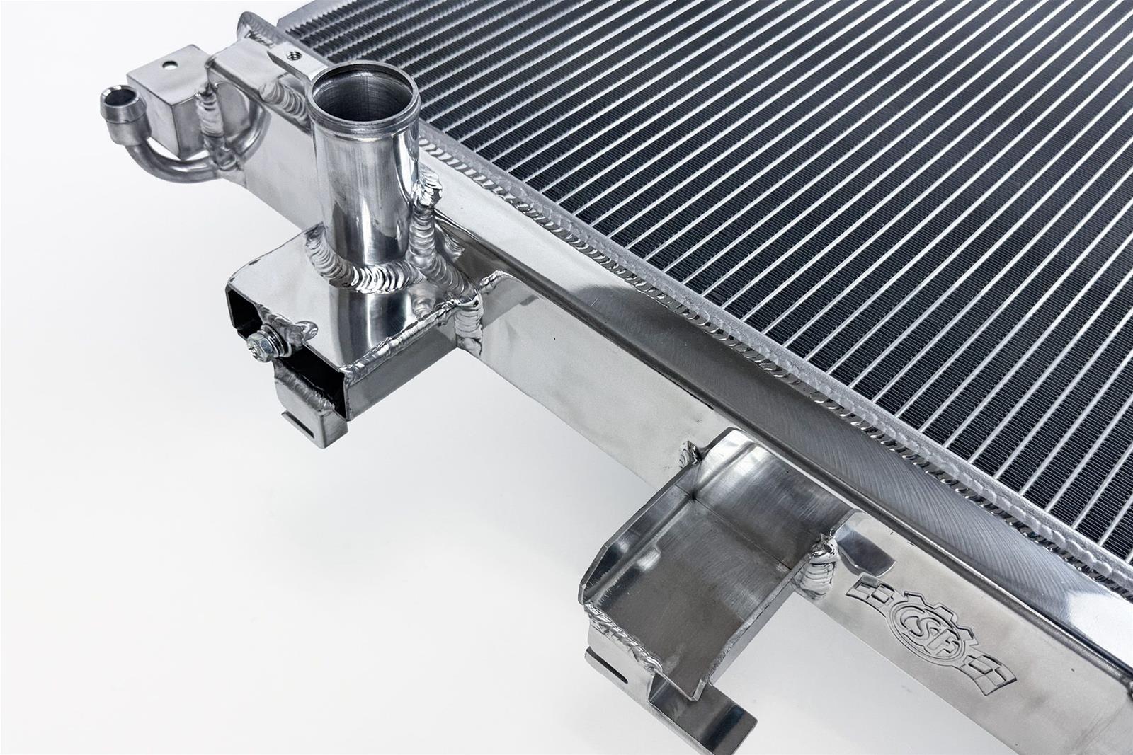 CSF High Performance All-Aluminum Radiators for 2016-2018 FOCUS - 7239 Radiator, High-Performance, Downflow, 2 Row, Aluminum, MK3 Ford Focus RS, Each thumbnail 2