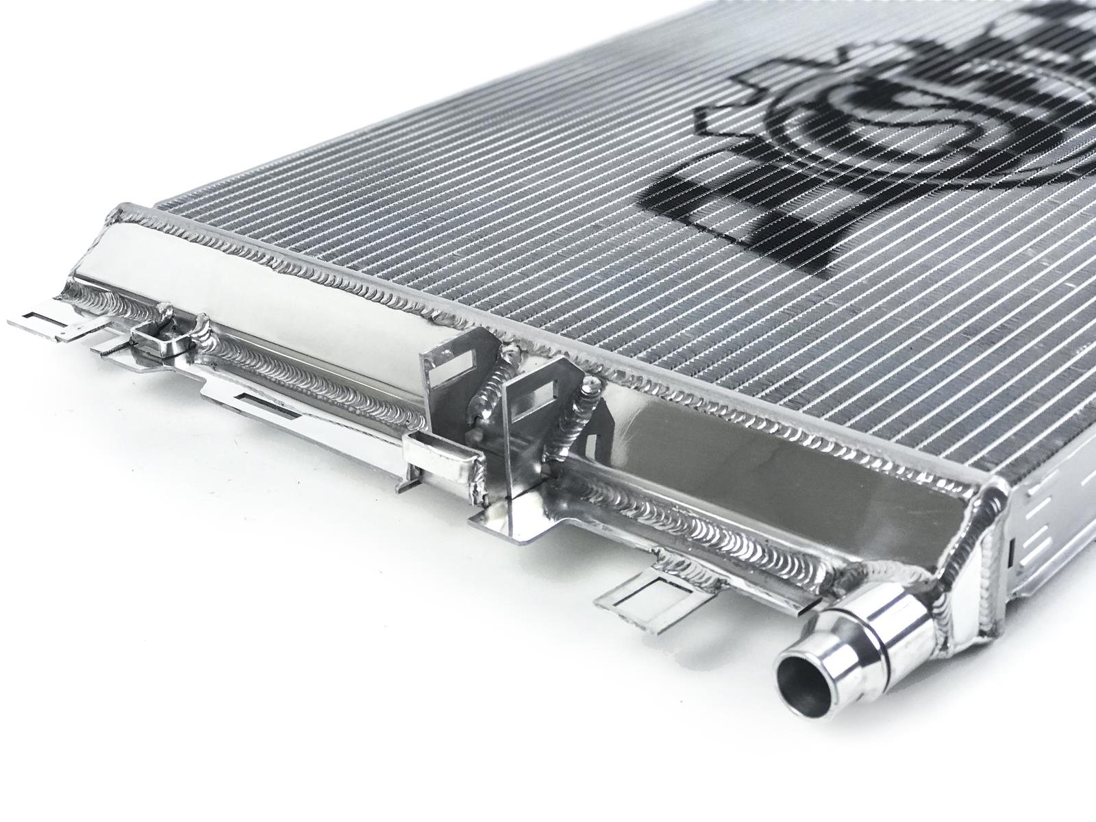 CSF Heat Exchangers 8088 Exchanger, Single Pass, Aluminum, Polished, Mercedes-Benz, Each thumbnail 6