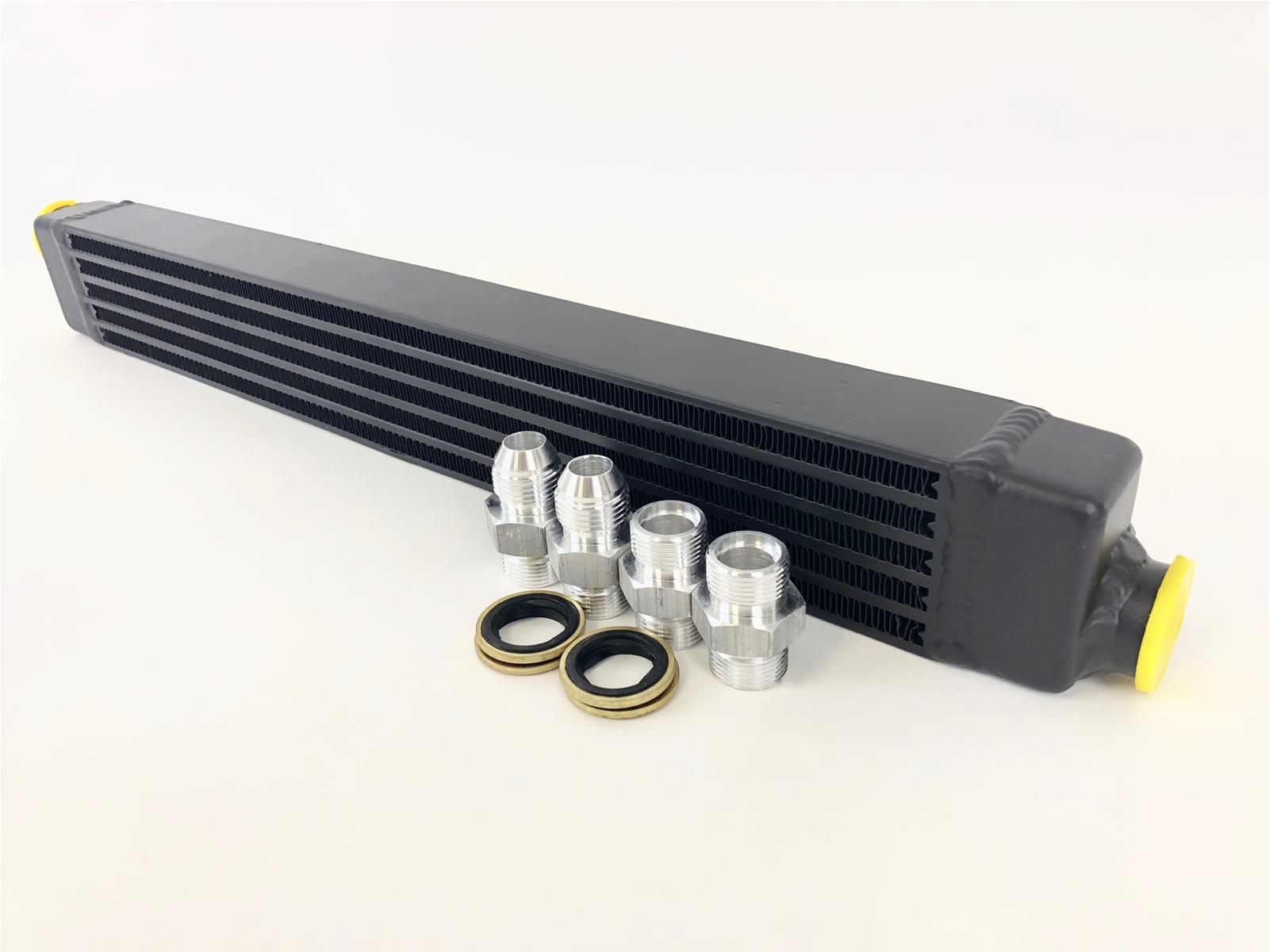 CSF Fluid Coolers for 1988-1991 325IX, 325IS, 1988-1992 325I - 8092 Cooler, Engine Oil, Plate Type, Aluminum, Black, BMW, Each