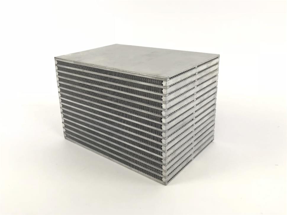 CSF Intercooler Cores 8113 Core, Air-to-Liquid, Aluminum, 8.464 in. Width, 5.906 in. Height, 5.906 in. Depth, Each