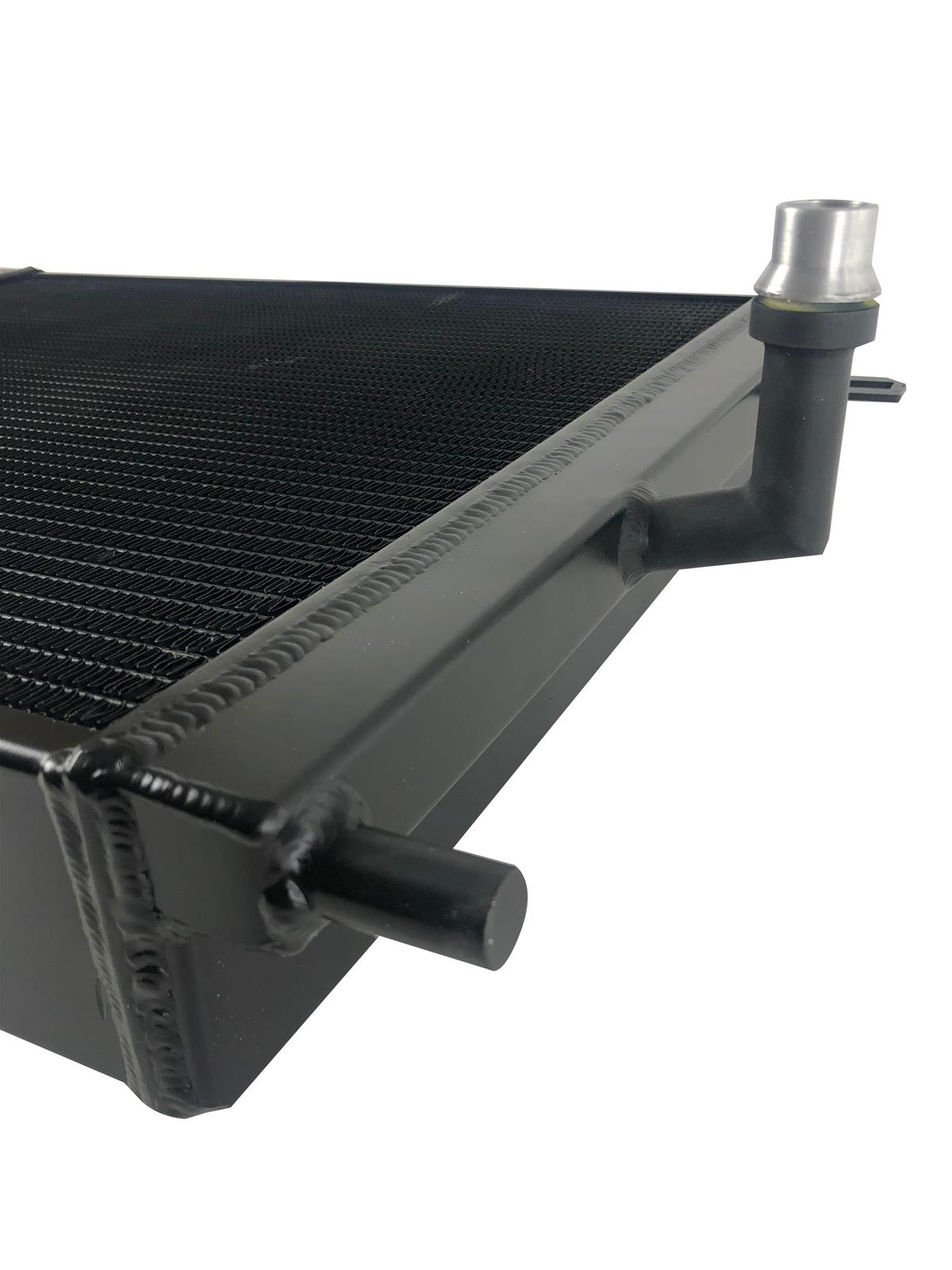 CSF Heat Exchangers 8131B Radiator, BMW B58/B48 Front Mount Exchanger w/ rock guard (BLACK) (Triple-pass) thumbnail 4