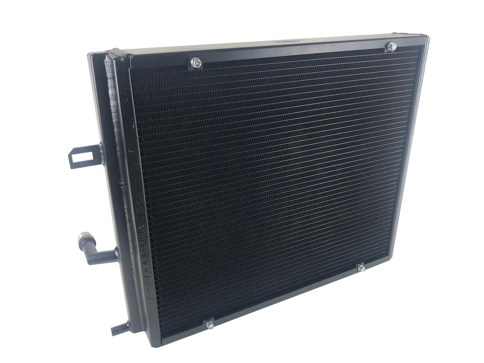 CSF Heat Exchangers 8131B Radiator, BMW B58/B48 Front Mount Exchanger w/ rock guard (BLACK) (Triple-pass) thumbnail 3