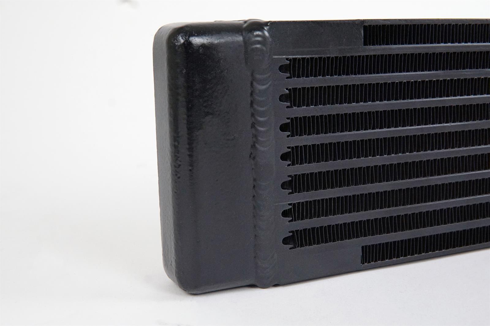 CSF Fluid Coolers for 1973 911 - 8201 Cooler, Engine Oil, Power Steering, Transmission Fluid, Differential Fluid, Plate Type, Dual Pass, Aluminum, Black, Porsche, Each thumbnail 3