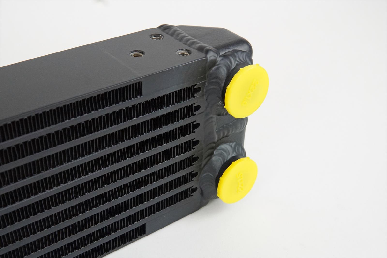 CSF Fluid Coolers for 1973 911 - 8201 Cooler, Engine Oil, Power Steering, Transmission Fluid, Differential Fluid, Plate Type, Dual Pass, Aluminum, Black, Porsche, Each thumbnail 2