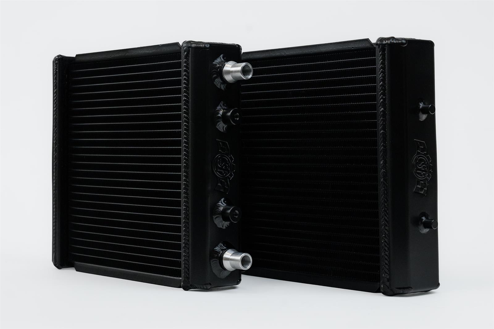 CSF Racing Auxiliary Radiators for 2016-2024 CAMARO, 2016-2019 CTS - 8207 Radiator, Auxiliary, Exact Fit, 2-Row, Aluminum, Black, Chevy, Each thumbnail 7