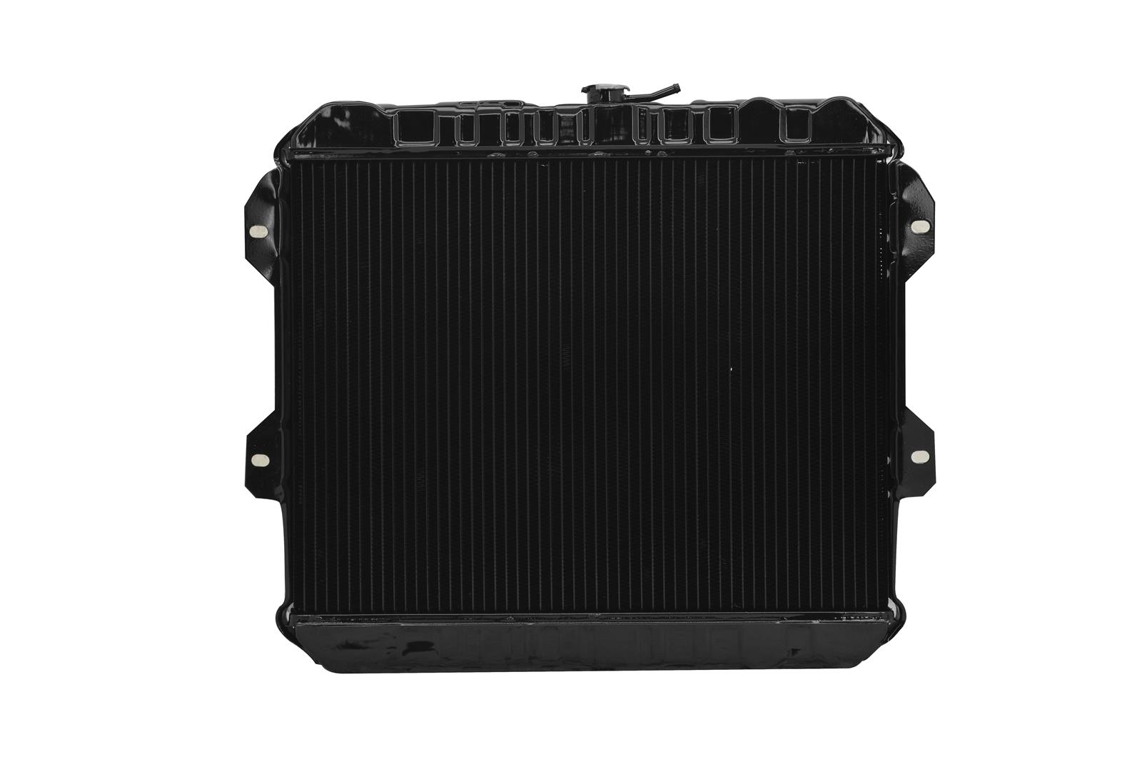 CSF All-Metal Radiators for 1988-1995 4RUNNER, 1986-1995 PICKUP - 895 Radiators, All-Metal, Downflow, Copper/Brass, Black, Toyota, 2.4L, Each thumbnail 2