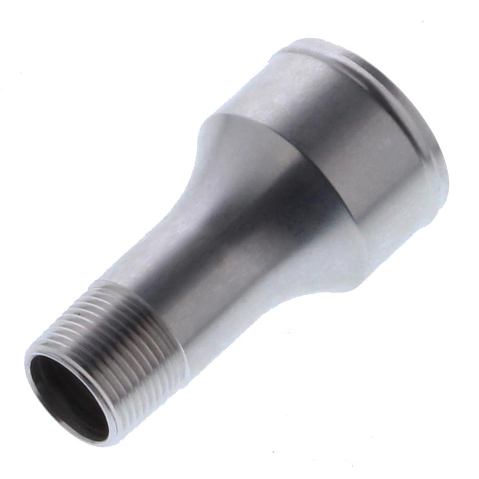 CSR NPT to Smooth Hose Adapters 908 Fitting, Adapter, Barb, Straight, Aluminum, Clear Anodized, 3/4 in. NPT, 1 3/4 in. Barb, Each thumbnail 3