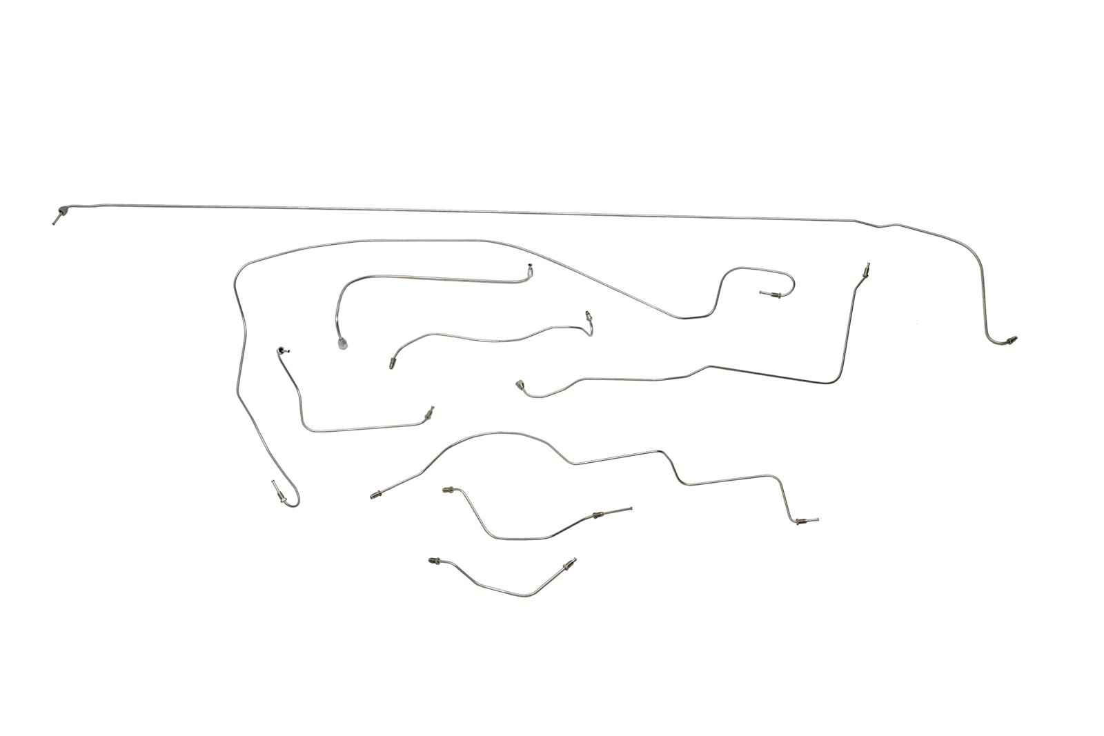 Classic Tube AH1004SS Classic Tube PreBent Brake Line Kits Summit