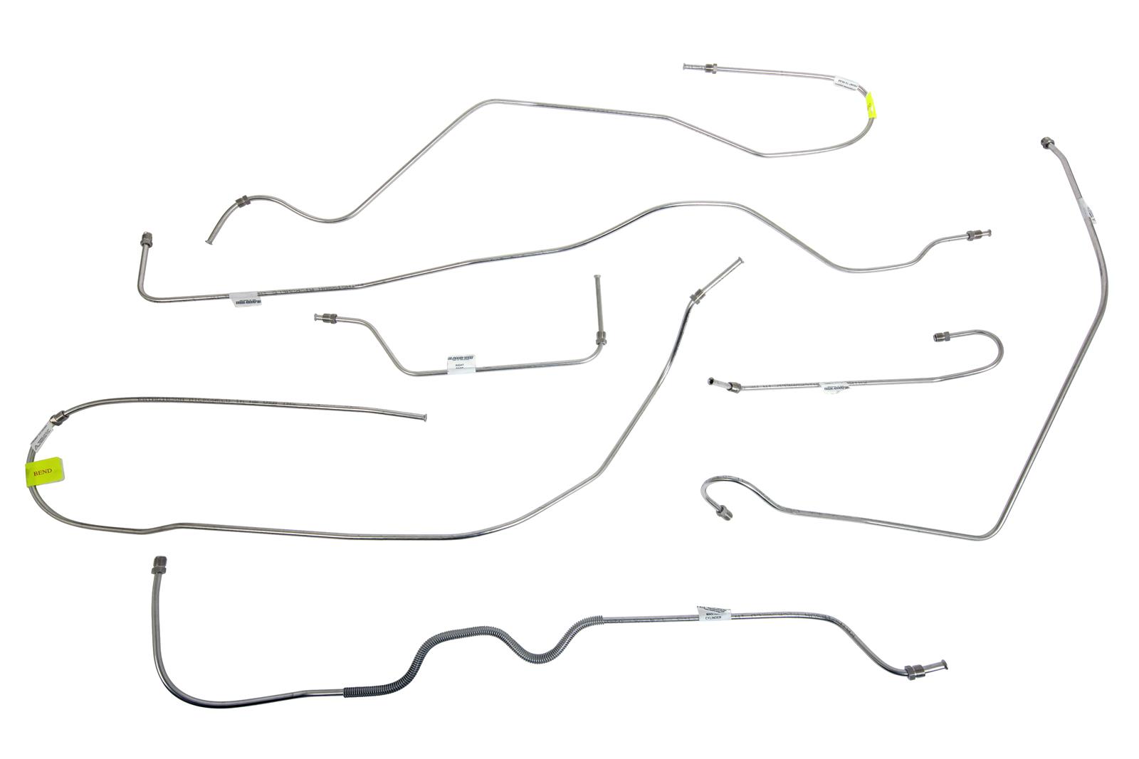 Classic Tube CH1004SS Classic Tube PreBent Brake Line Kits Summit