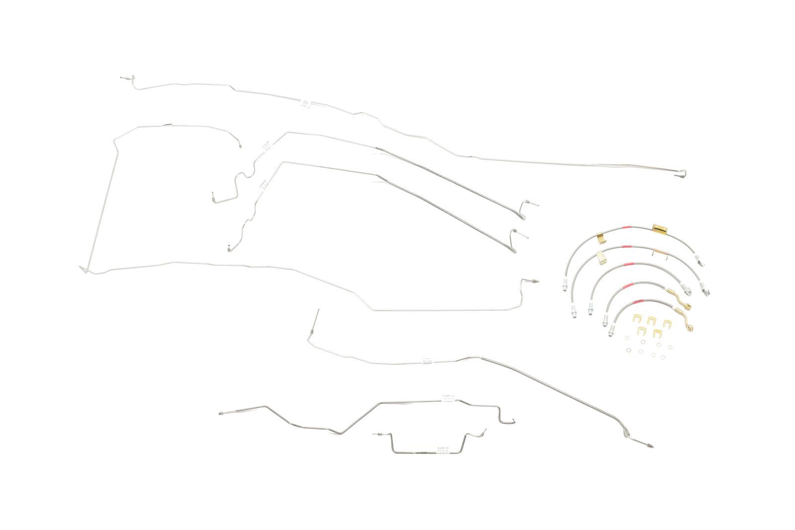 Classic Tube CT1128SBSS Classic Tube PreBent Brake Line Kits Summit