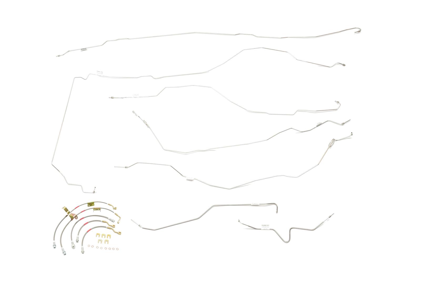 Classic Tube CT1197SBSS Classic Tube PreBent Brake Line Kits Summit