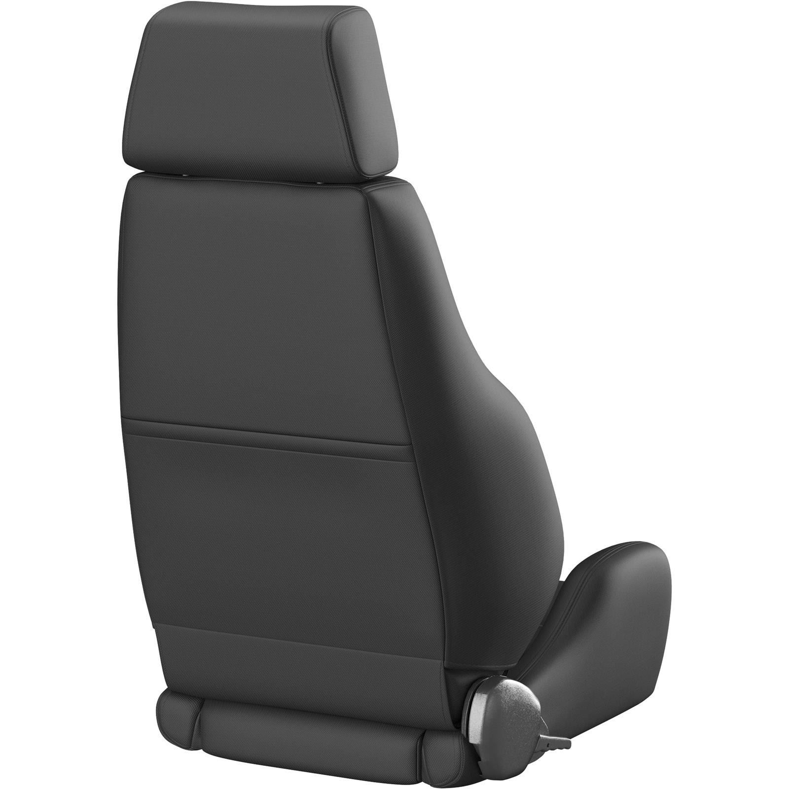 Corbeau GTS II Black Cloth Seat 20301PR Bucket and Bench Seats, Seats, Adjustable Bucket, Cloth, Black, Stitching, Lever Recline, Pair thumbnail 2