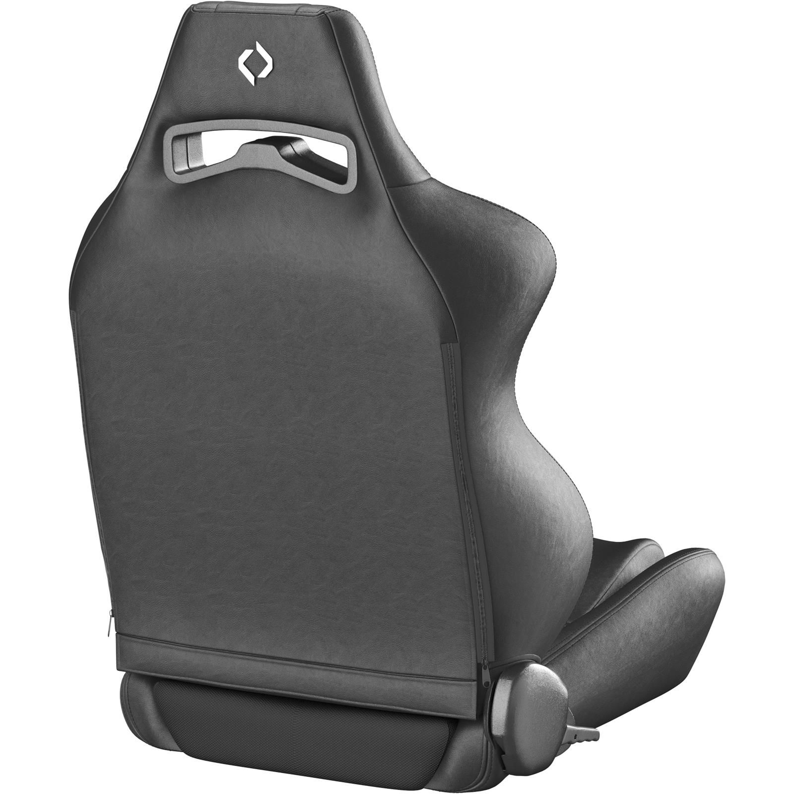 Corbeau LG1 Racing Black Cloth Seat 25501PR Bucket and Bench Seats, Seats, Adjustable Bucket, Cloth, Black, Stitching, Lever Recline, Pair thumbnail 2