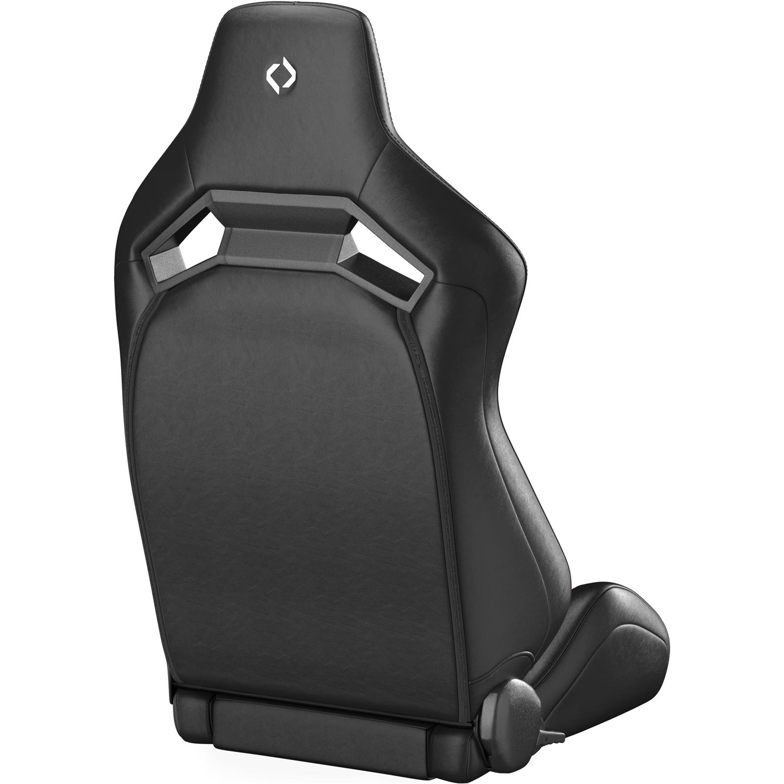 Corbeau Sportline RRX Black Vinyl Seat 55070PR Bucket Seats, RRX, Black/Red, Vinyl, Reclining, Pair thumbnail 4
