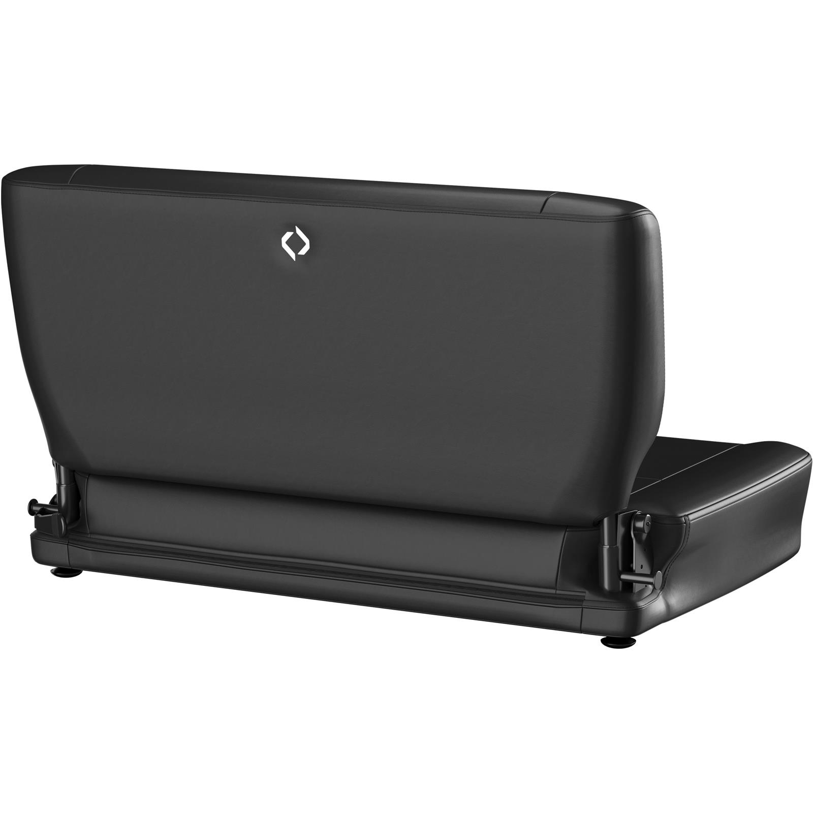 Corbeau Safari Black Vinyl Bench Seat 60010 Bucket and Seats, Seats, Vinyl, Black, Stitching, Jeep, Each thumbnail 2