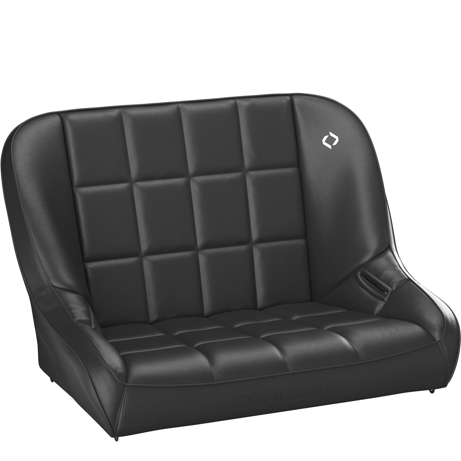 Corbeau Baja Suspension Black Vinyl Bench Seat 63401 Seat, 36" thumbnail 4