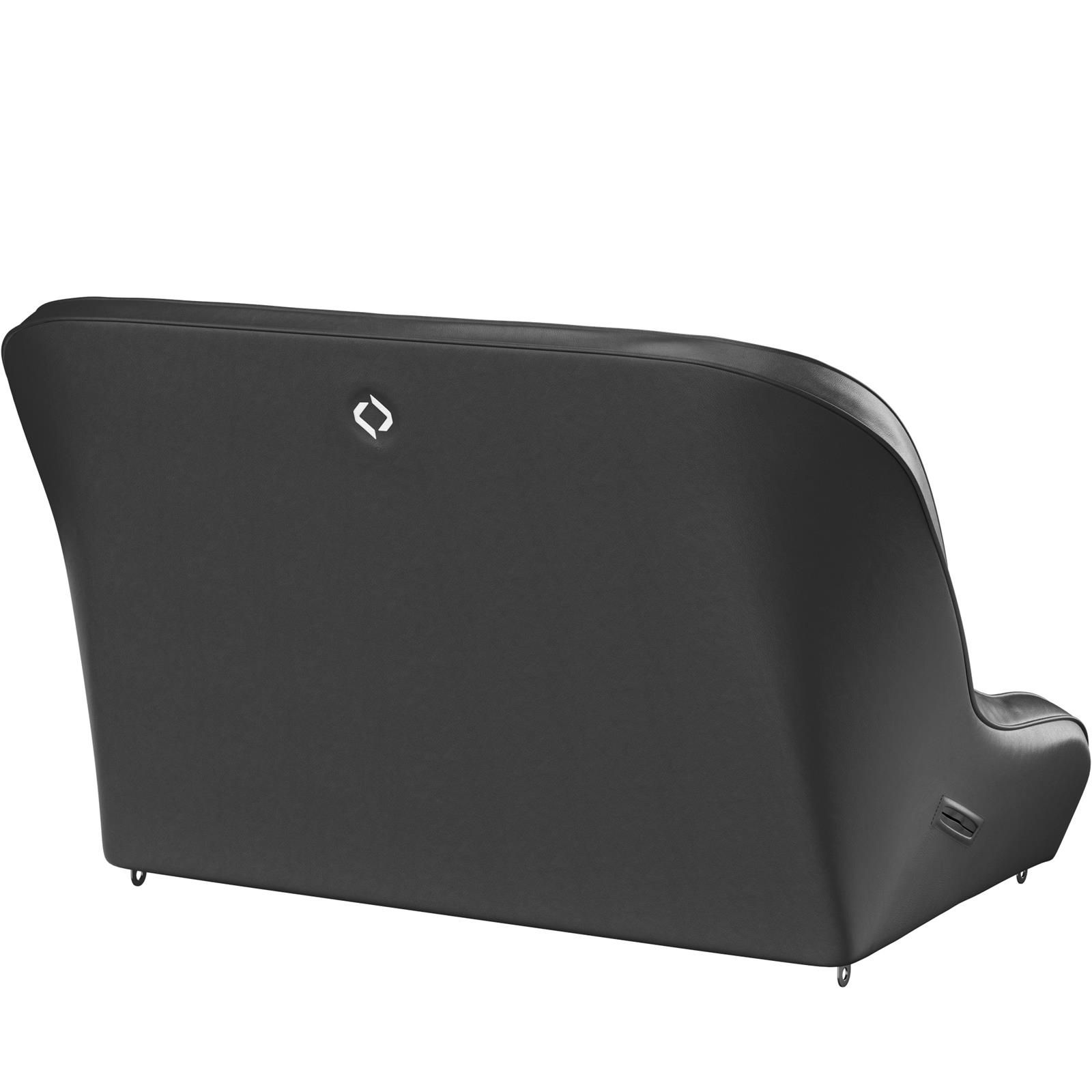Corbeau Baja Suspension Black Vinyl Bench Seat 63402B Bucket and Seats, Seats, Vinyl, Black, Stitching, Cloth Insert, 36 in. Width, Each thumbnail 5