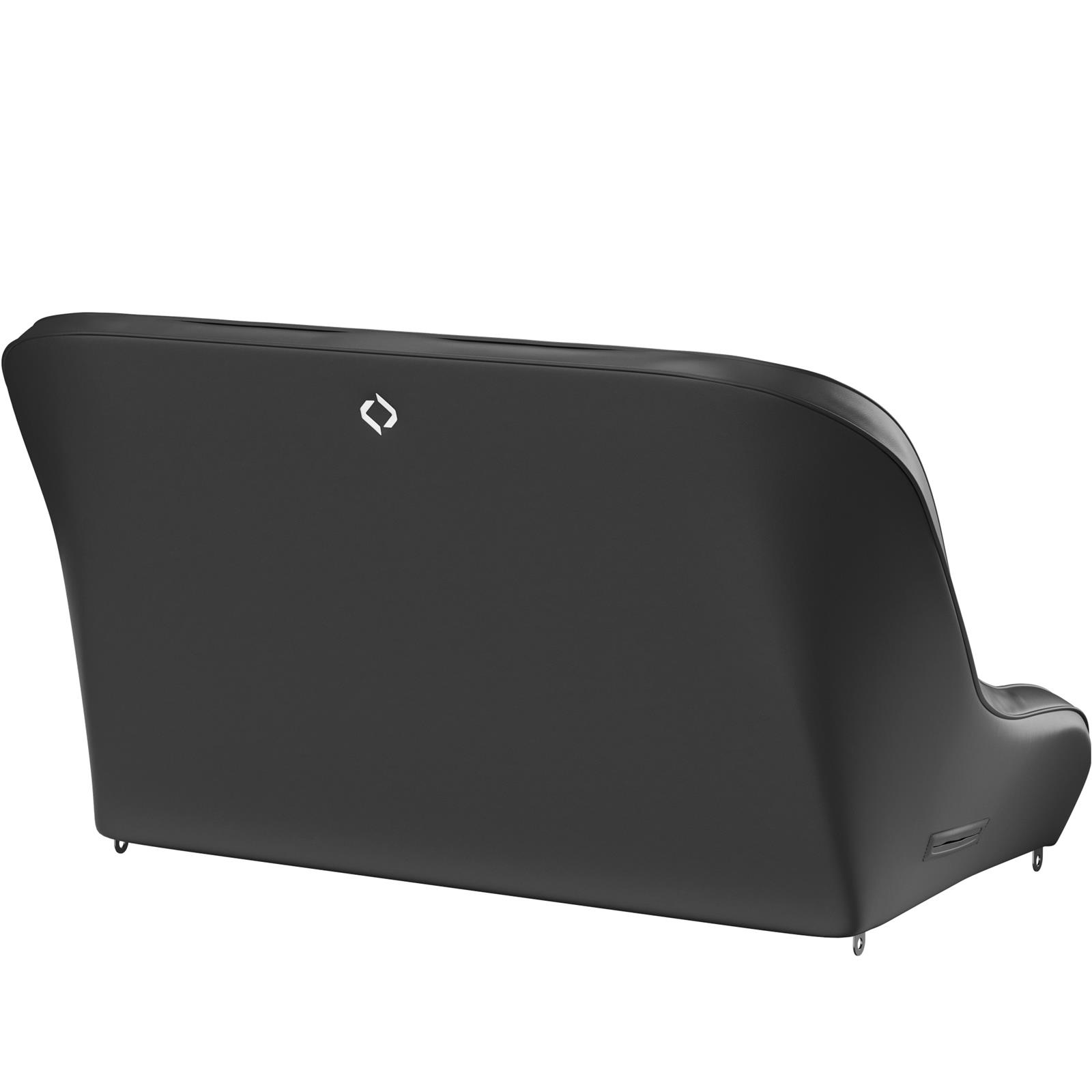 Corbeau Baja Suspension Black Vinyl Bench Seat 64002B Sport Seats , 40" Vinyl/Black Cloth thumbnail 5