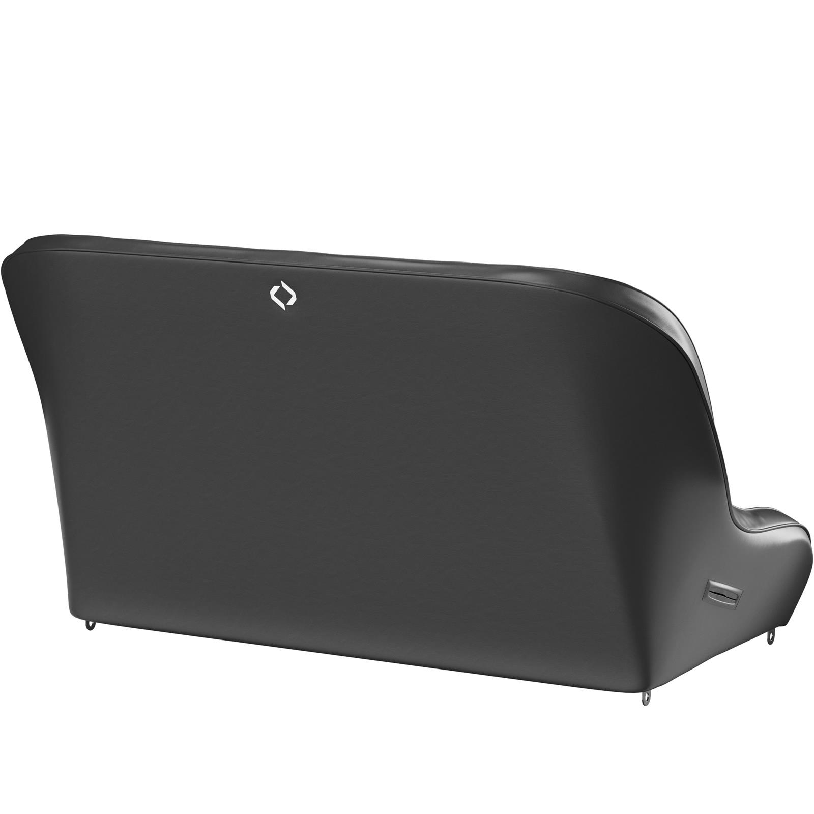 Corbeau Baja Suspension Black Vinyl Bench Seat 64401 Sport Seats , 42" thumbnail 5