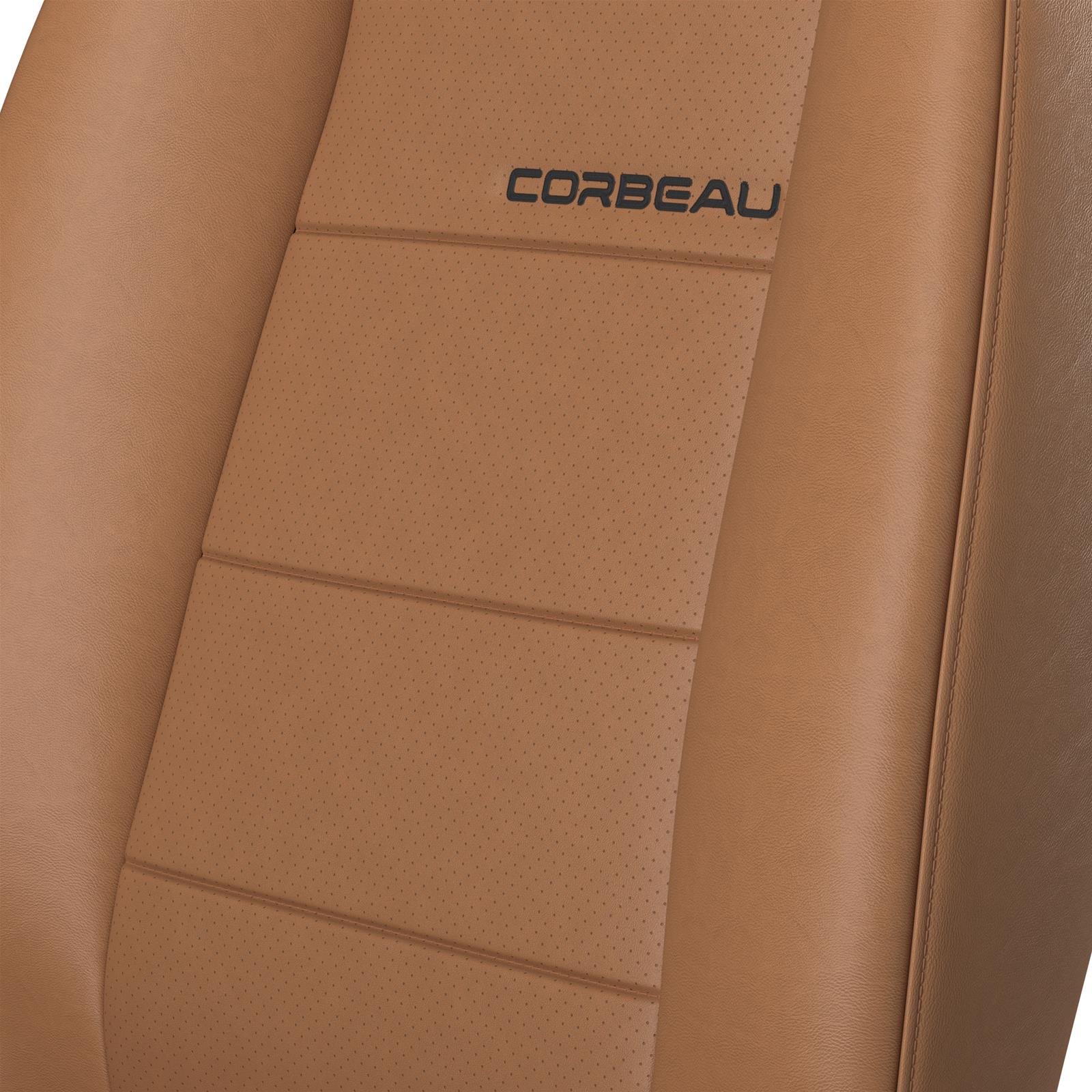 Corbeau Moab Tan Vinyl Seat 70060PR Sport Seats , Pair