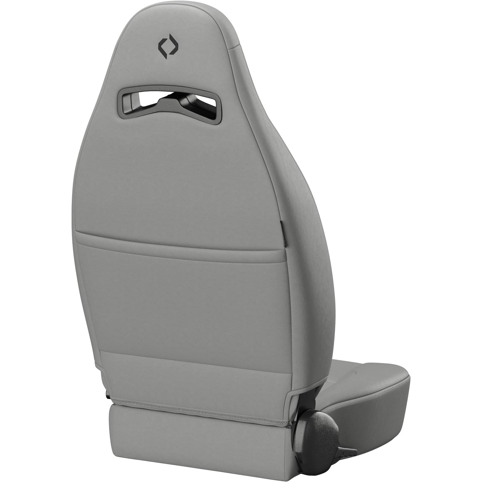 Corbeau Moab Gray Vinyl Seat 70090PR Sport Seats , Pair thumbnail 4