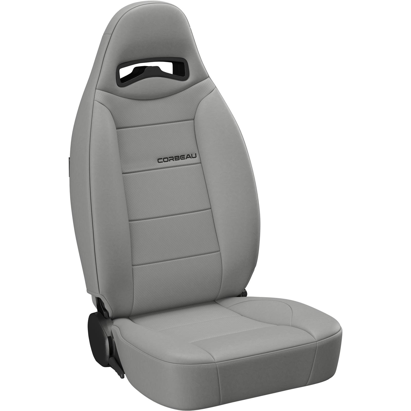 Corbeau Moab Gray Vinyl Seat 70090PR Sport Seats , Pair thumbnail 2