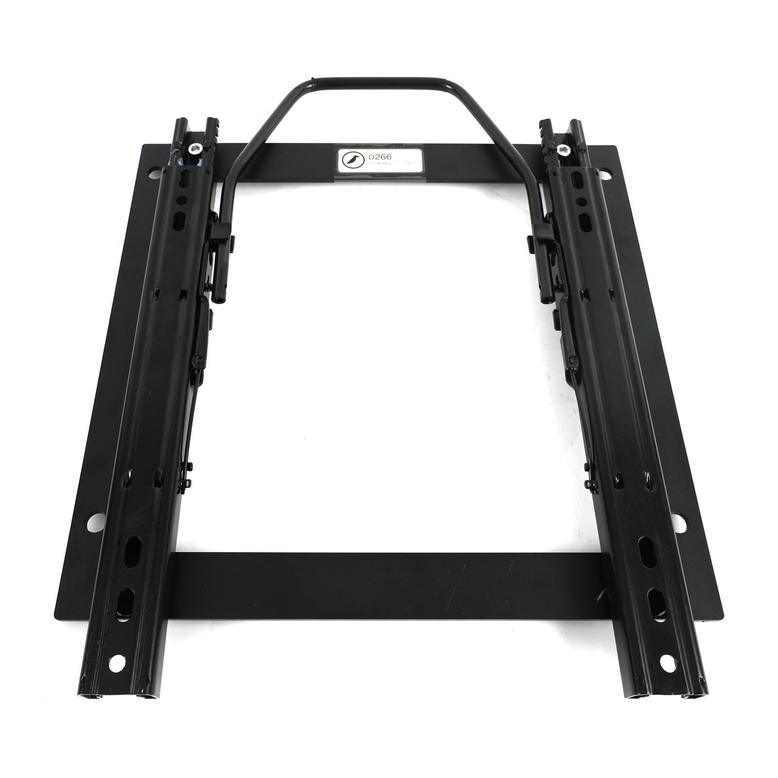 Corbeau Sliding Seat Brackets for 1967-1970 COUGAR, 1965-1970 MUSTANG - D266 Brackets, Sliding, Steel, Black, Single Locking Sliders, Ford, Mercury, Each thumbnail 2