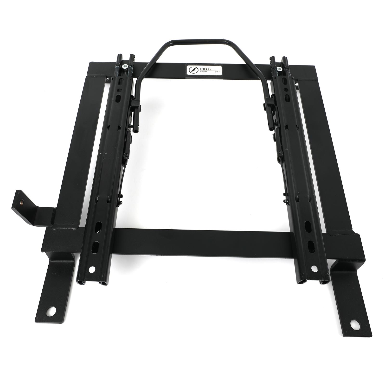 Corbeau Sliding Seat Brackets for 2005-2014 MUSTANG - E1603 Brackets, Sliding, Steel, Black, Right, Ford, Each