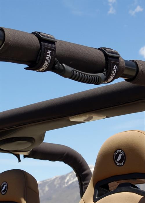Corbeau Seats USA Grab Bars and Handles GH3001 Roll Bar Accessories, 3" Handle thumbnail 7