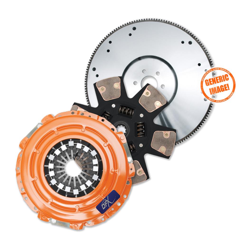 Centerforce DFX Clutch Kits 315011401 Kit, DFX, Performance, Single Disc, 14-Spline, 1 in. Diameter, 9.125 in. Disc Diameter, Cerametallic Disc, 6-Paddle, Spring Hub, Kit thumbnail 2