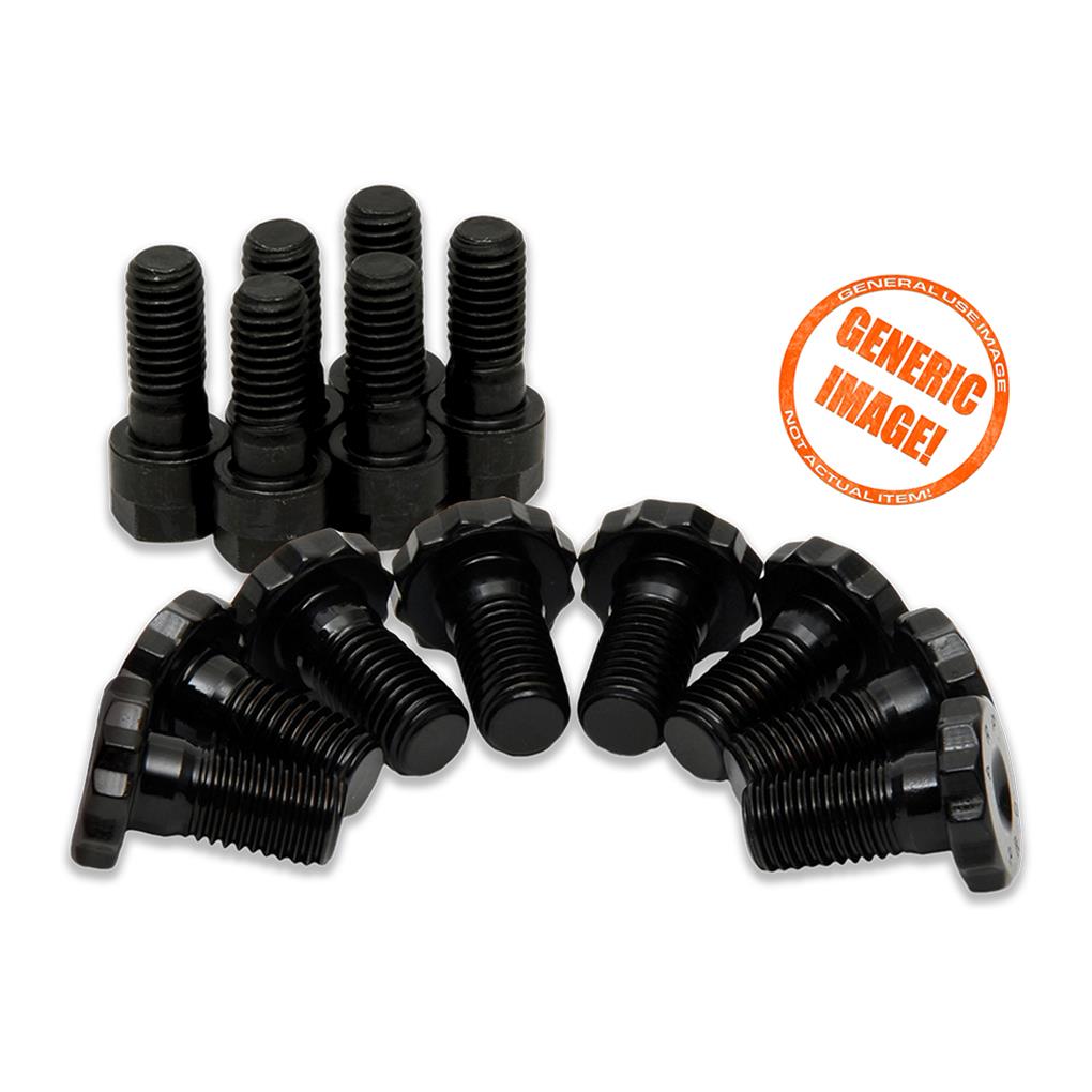 Centerforce Pressure Plate Bolt Kits 30001 Fastener, Bolt, 8mm x 1.25 in., Chromoly, Black Oxide, Hex Head, Kit