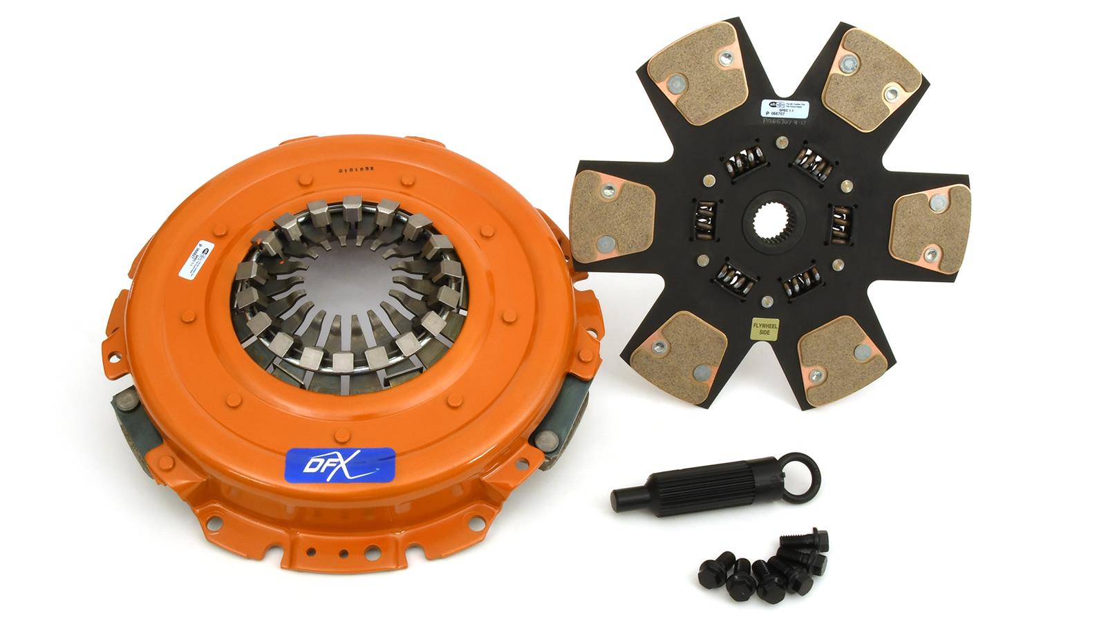 Centerforce DFX Clutch Kits 315017010 Kit, DFX, Performance, Single Disc, 26-Spline, 1.125 in. Diameter, 11 in. Disc Diameter, Cerametallic, 6-Paddle, Sprung Hub, Kit thumbnail 8