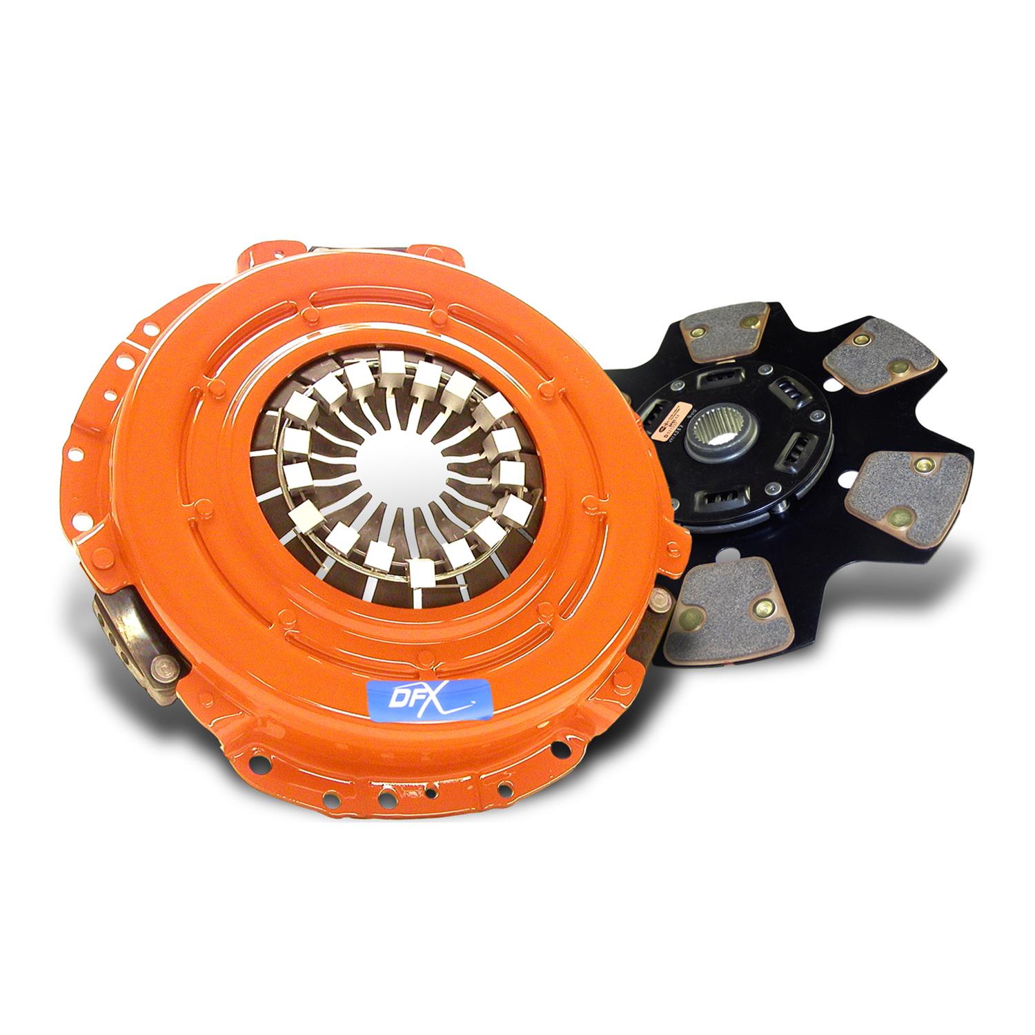 Centerforce DFX Clutch Kits 315148075 Kit, DFX, Performance, Single Disc, 26-Spline, 1.125 in. Diameter, 11 in. Disc Diameter, Cerametallic, 6-Paddle, Sprung Hub, Kit