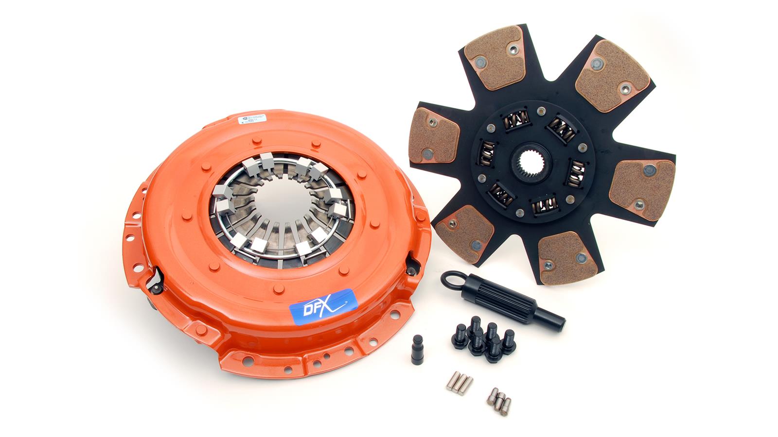 Centerforce DFX Clutch Kits 315148500 Kit, DFX, Performance, Single Disc, 26-Spline, 1.125 in. Diameter, 11 in. Disc Diameter, Cerametallic, 6-Paddle, Sprung Hub, Kit thumbnail 2