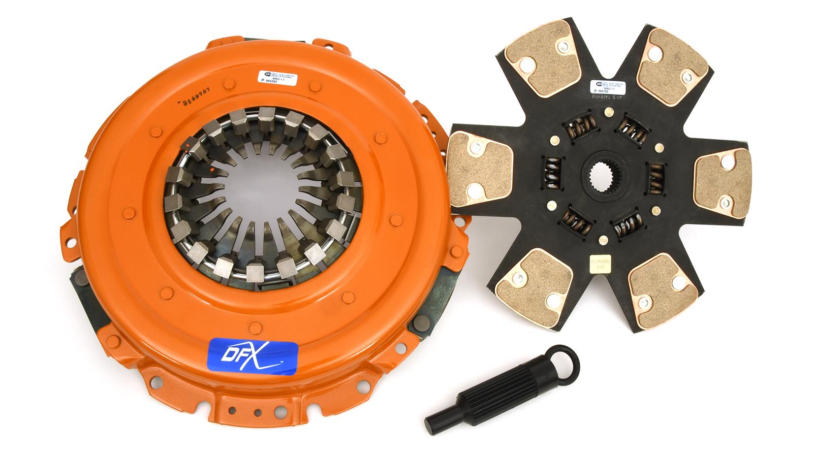 Centerforce DFX Clutch Kits 315148552 Kit, DFX, Performance, Single Disc, 26-Spline, 1.125 in. Diameter, 11 in. Disc Diameter, Cerametallic, 6-Paddle, Sprung Hub, Kit thumbnail 8