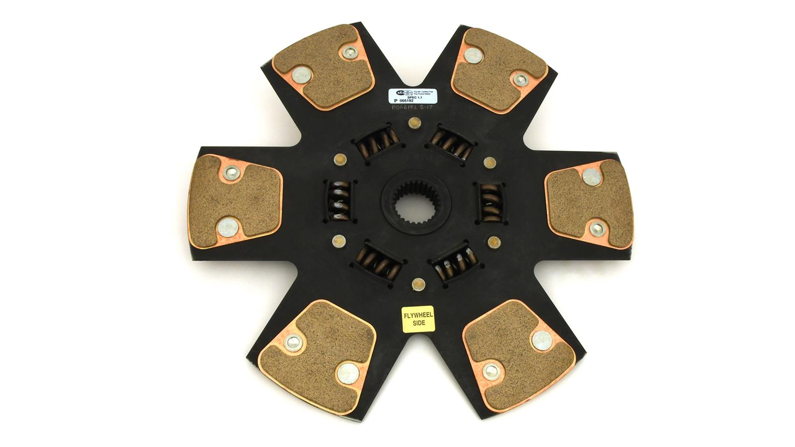 Centerforce DFX Clutch Kits 315148552 Kit, DFX, Performance, Single Disc, 26-Spline, 1.125 in. Diameter, 11 in. Disc Diameter, Cerametallic, 6-Paddle, Sprung Hub, Kit thumbnail 3