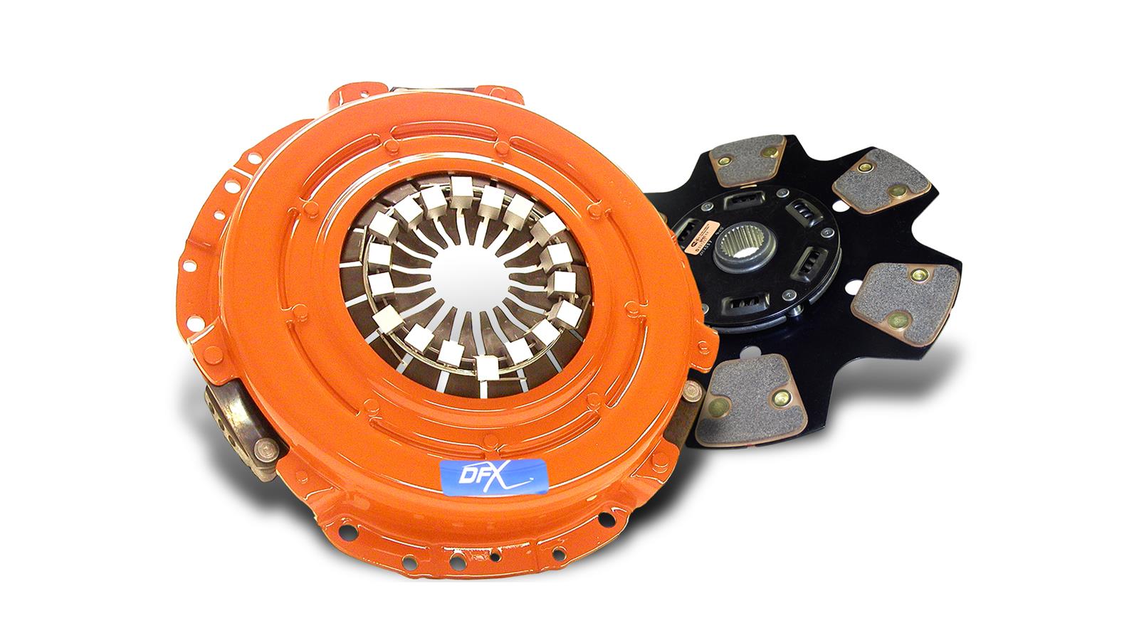 Centerforce DFX Clutch Kits 315161056 Kit, DFX, Performance, Single Disc, 26-Spline, 1.125 in. Diameter, 10.400 in. Disc Diameter, Cerametallic, 6-Paddle, Sprung Hub, Kit thumbnail 2