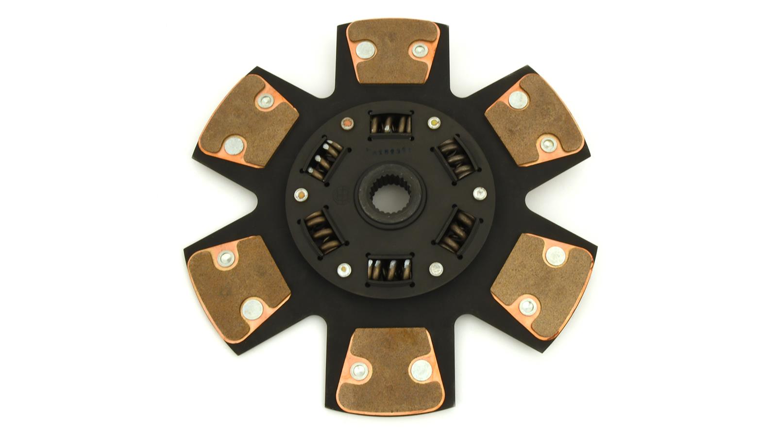 Centerforce DFX Clutch Kits 315269739 Kit, DFX, Performance, Single Disc, 23-Spline, 1 in. Diameter, 10.400 in. Disc Diameter, Cerametallic, 6-Paddle, Sprung Hub, Kit thumbnail 6
