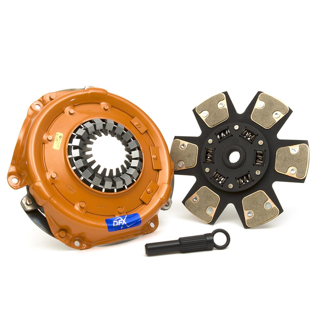 Centerforce DFX Clutch Kits 315271739 Kit, DFX, Performance, Single Disc, 10-Spline, 1.125 in. Diameter, 10.400 in. Disc Diameter, Cerametallic, 6-Paddle, Sprung Hub, Kit