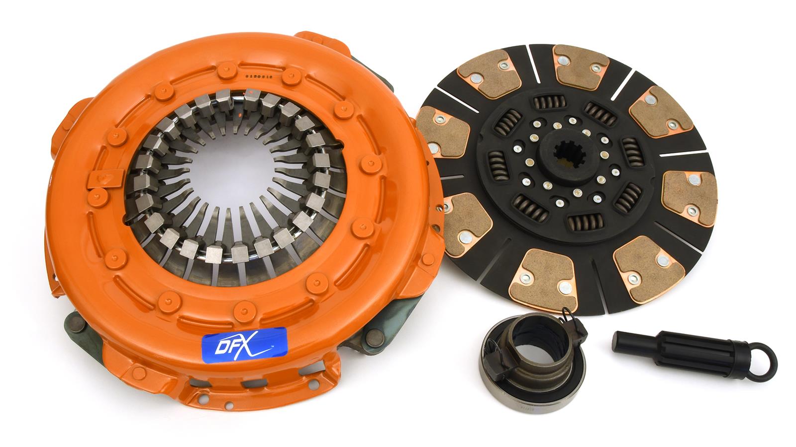 Centerforce DFX Clutch Kits 315489989 Kit, DFX, Performance, Single Disc, 10-Spline, 1.250 in. Diameter, 12.250 in. Disc Diameter, Cerametallic, 8-Paddle, Sprung Hub, Kit thumbnail 3