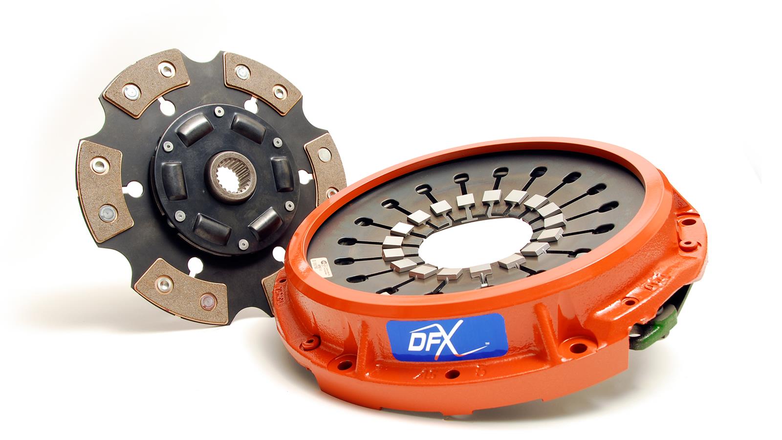 Centerforce DFX Clutch Kits 315500100 Kit, DFX, Performance, Single Disc, 21-Spline, 1.125 in Diameter, 9.250 in. Disc Diameter, 6-Paddle, Sprung Hub, Kit thumbnail 2