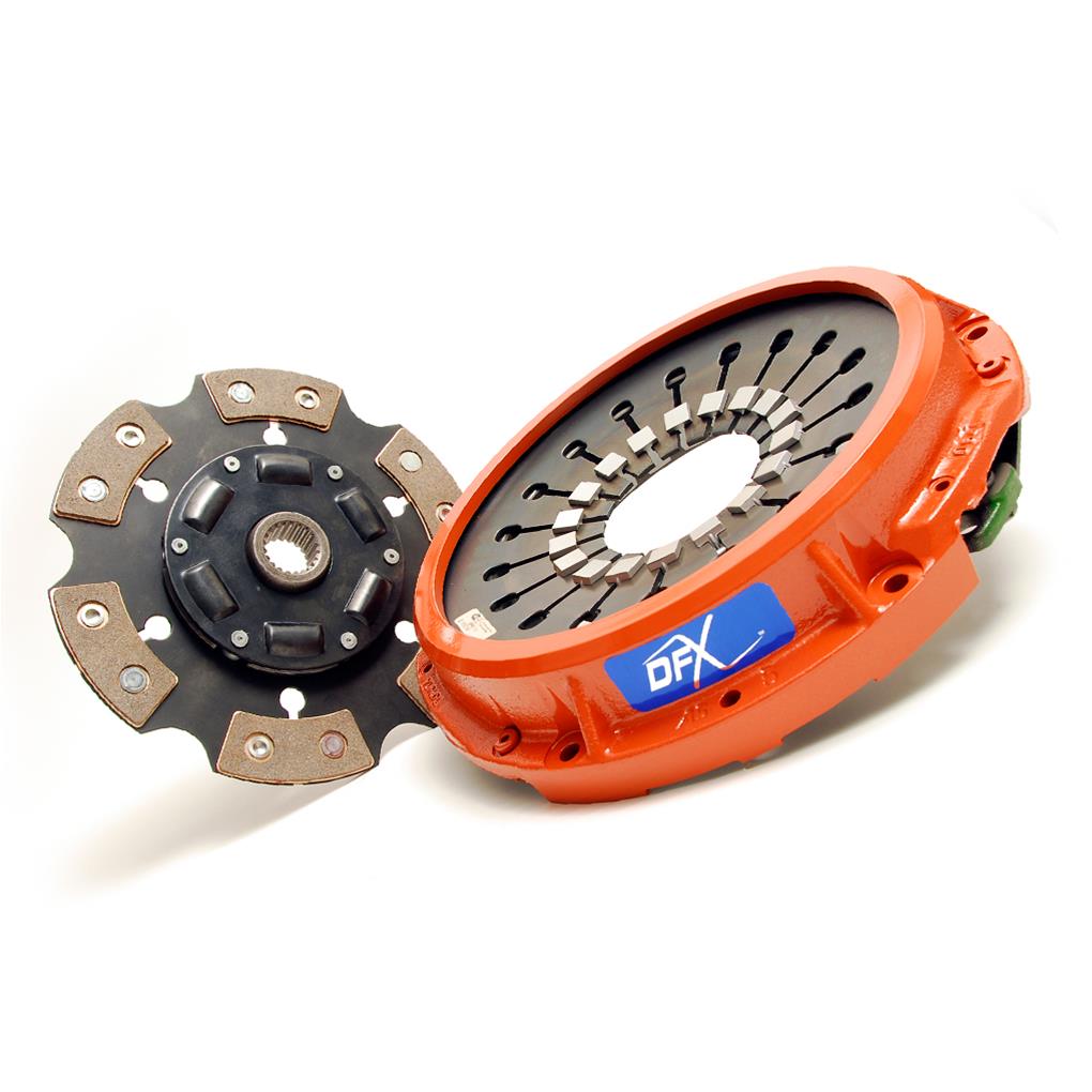 Centerforce DFX Clutch Kits 315500100 Kit, DFX, Performance, Single Disc, 21-Spline, 1.125 in Diameter, 9.250 in. Disc Diameter, 6-Paddle, Sprung Hub, Kit
