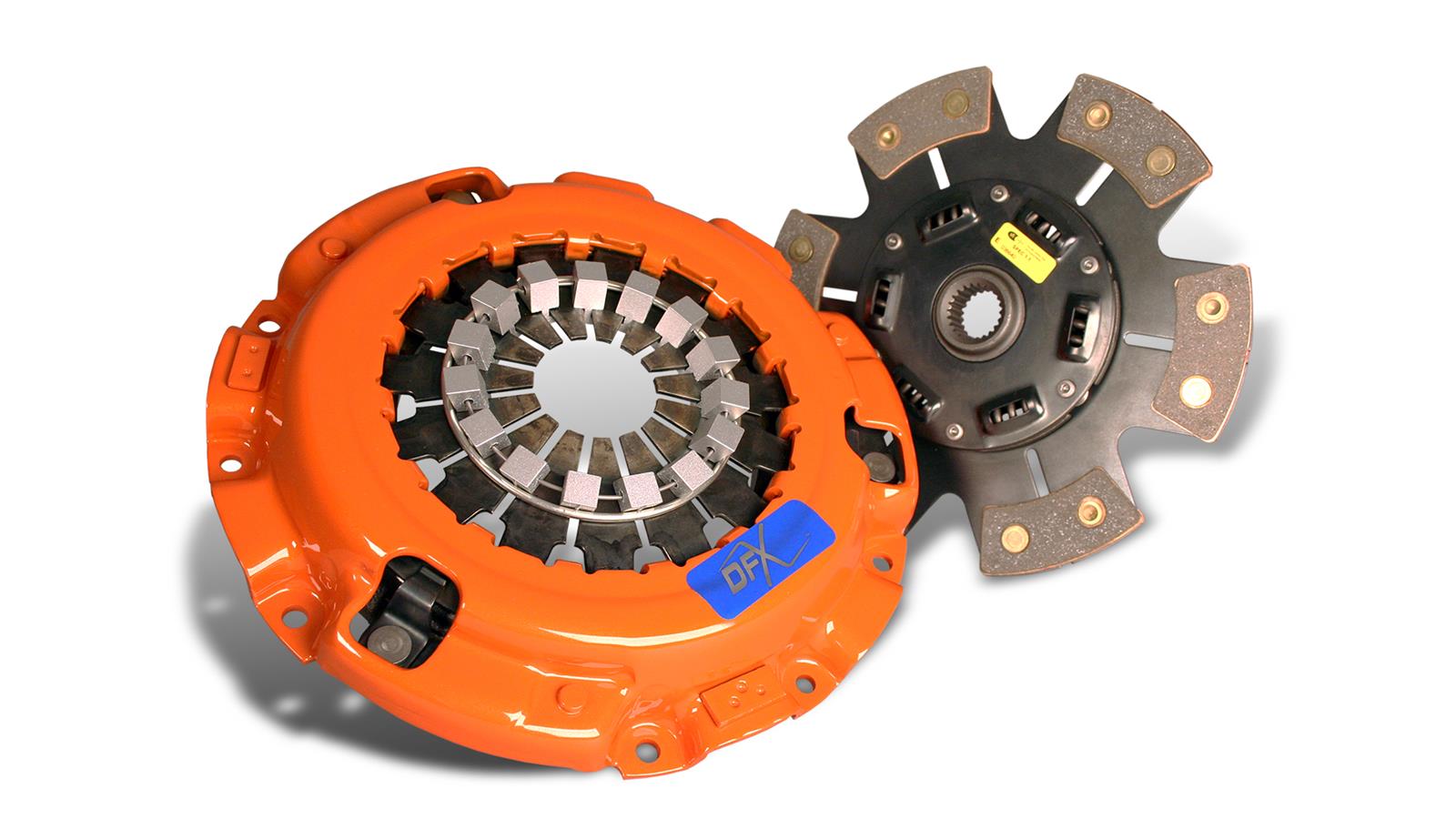 Centerforce DFX Clutch Kits 315544020 Kit, DFX, Performance, Single Disc, 23-Spline, 1 in. Diameter, 235mm Disc Diameter, Cerametallic, 6-Paddle, Sprung Hub, Kit