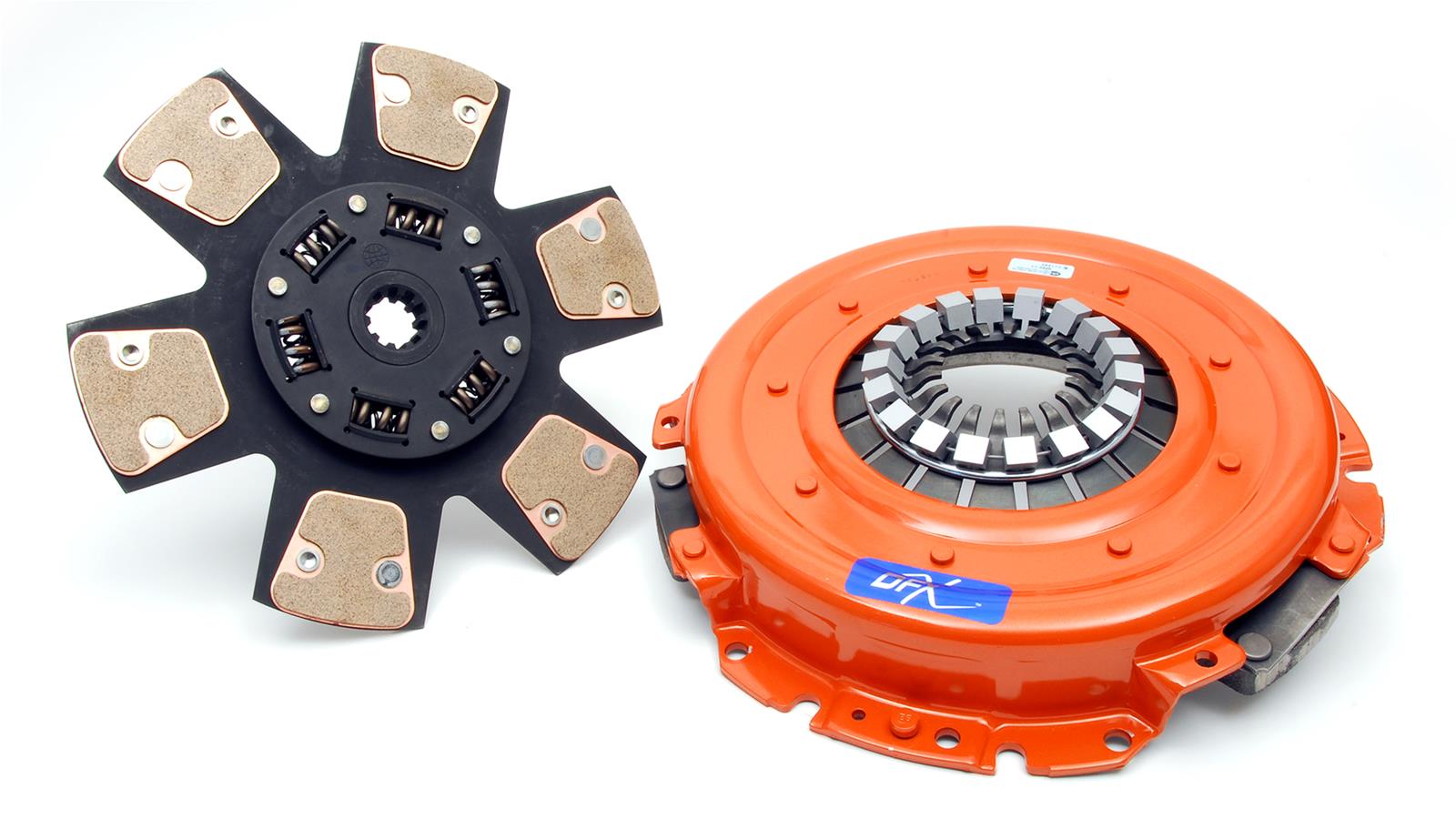 Centerforce DFX Clutch Kits 315735552 Kit, DFX, Performance, Single Disc, 10-Spline, 1.125 in. Diameter, 11 in. Disc Diameter, Cerametallic, 6-Paddle, Sprung Hub, Kit thumbnail 2